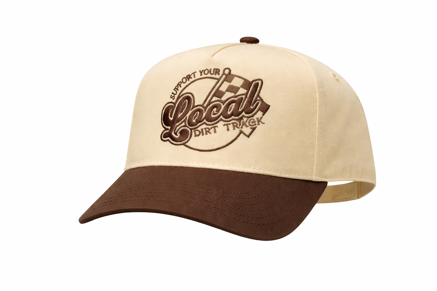 Support Local Dirt Tracks Brown/Tan Hat