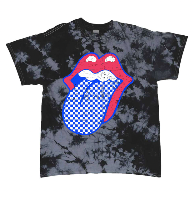 Neon Blue & Pink Race Tongue Tee