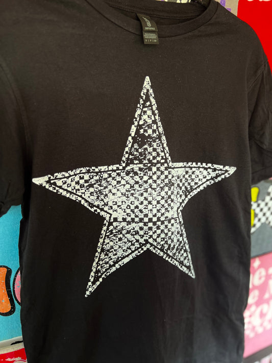Checkered Star Tee