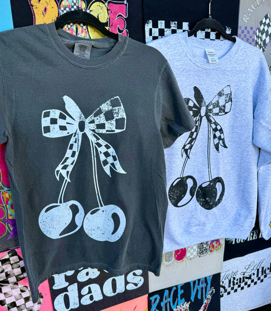 Checkered Cherry Tee