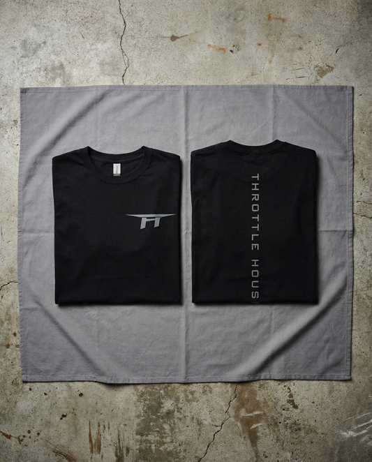 Throttle House Core Black Tee