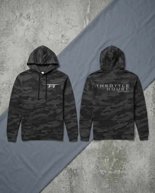 Throttle House Blackout Camo Hoodie
