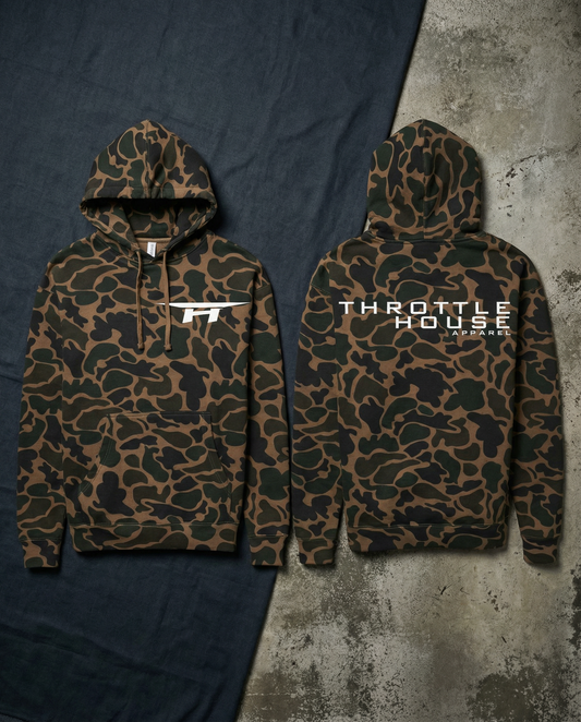 Throttle House Heritage Camo Hoodie