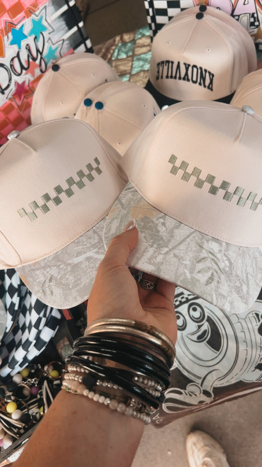 Checkered/Camo Mix Hat