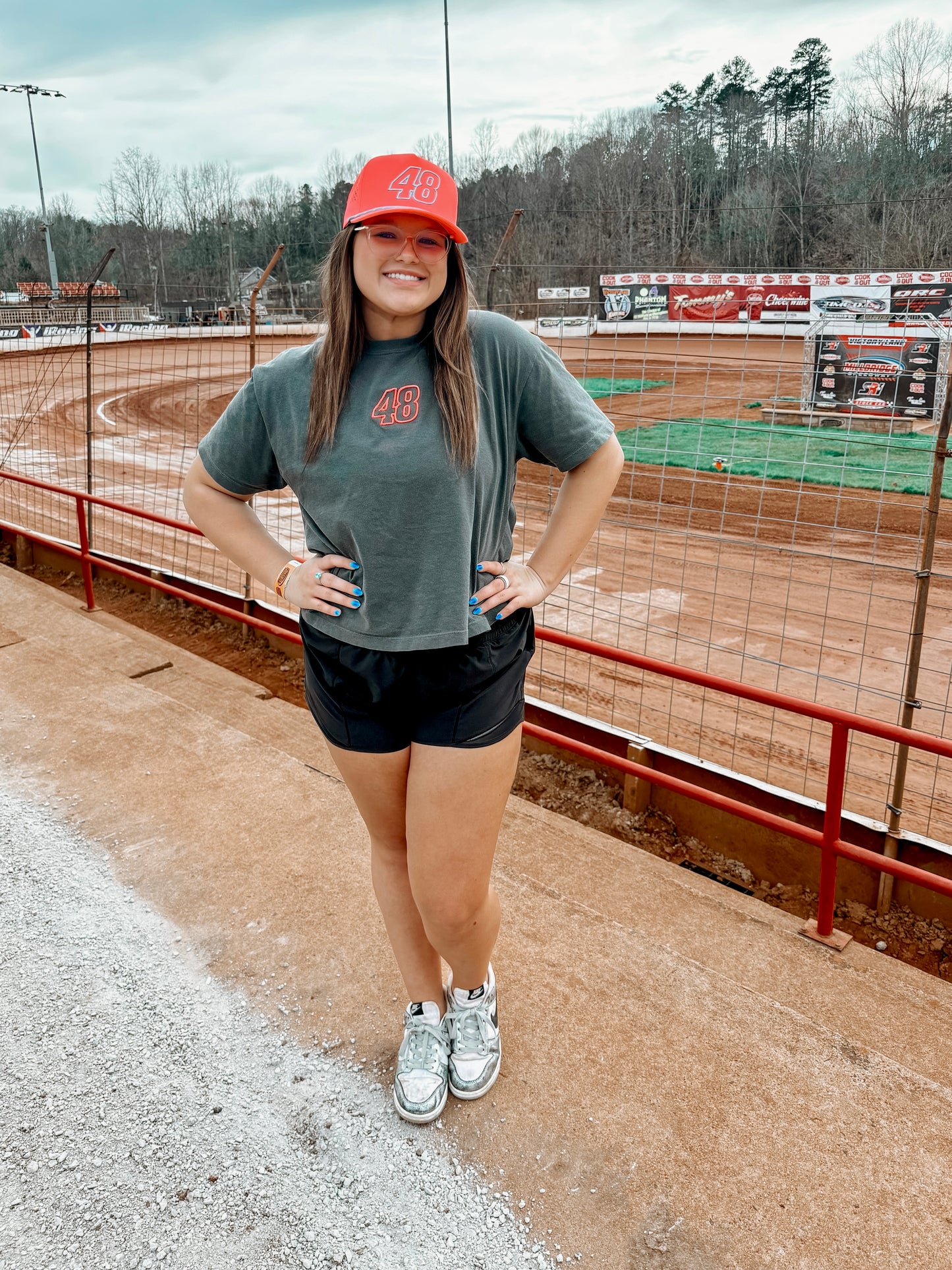 Custom 3D Embroidered Number Tee