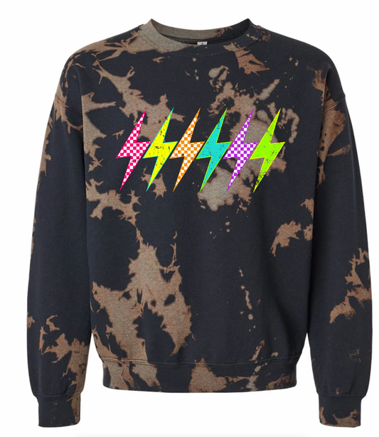Multi Checkered Bolt Sweatshirt