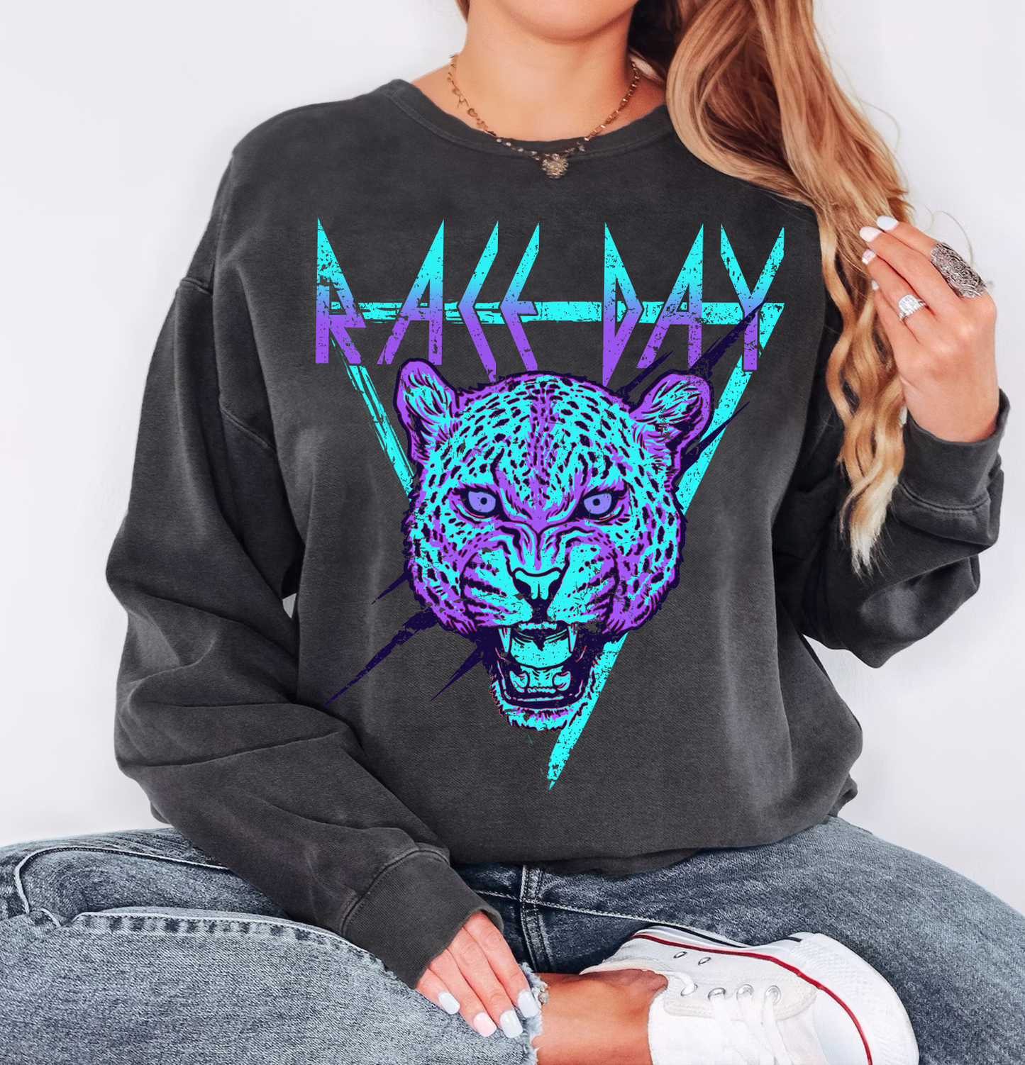 Race Day Rocker Crewneck