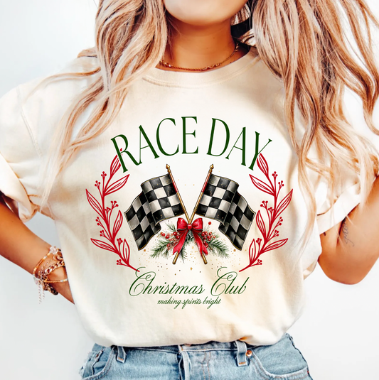 Race Day Christmas Club T-Shirt