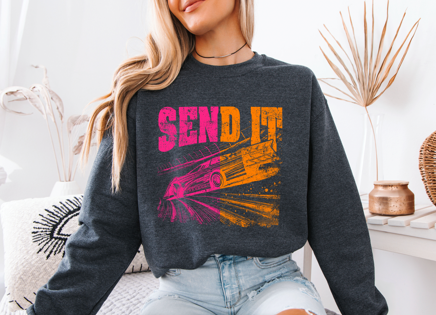 "Send it" Late Model Sweatshirt