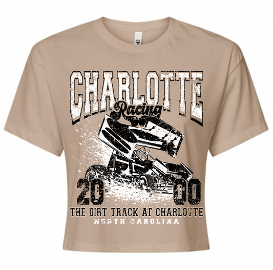 Charlotte Sprint Car Crop T-Shirt