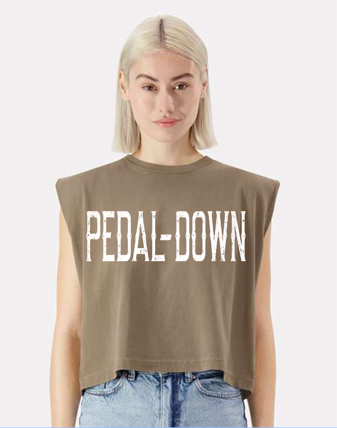 Pedal Down Muscle Tank