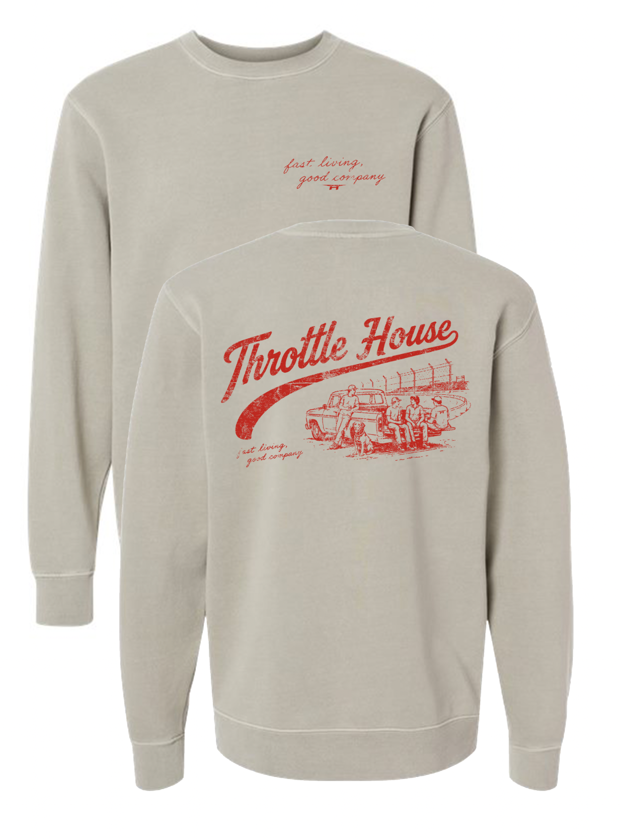 Throttle House Good Company Crewneck