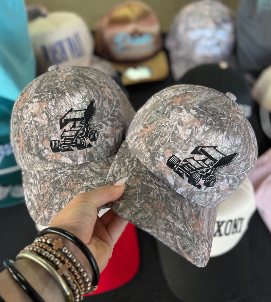 Camo Sprint Car Hat