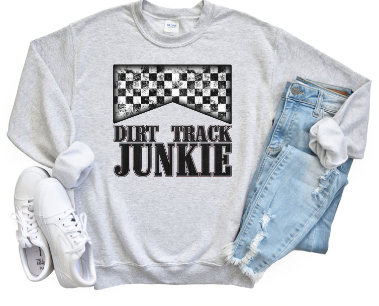 "Dirt Track Junkie" Hoodie