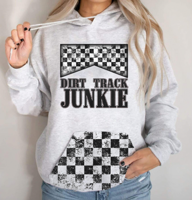"Dirt Track Junkie" Hoodie