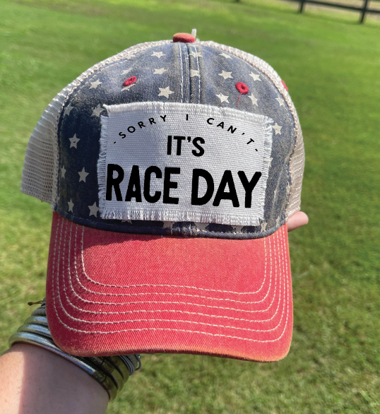 Sorry I Can't Race Day Hat