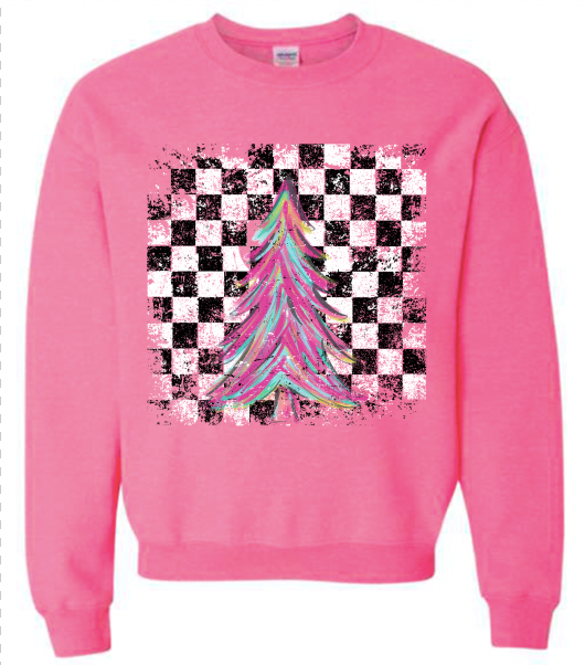 Checkered Christmas Crewneck